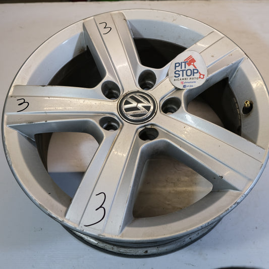 5G0601025BN 1x CERCHIO IN LEGA VOLKSWAGEN GOLF 7 R16 6.5J ET46 5x112 BX60
