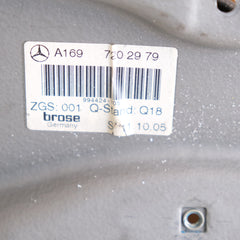 A1697202979 MECCANISMO ALZAVETRO ANT. SX MERCEDES Classe A W169 BX51