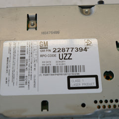 22877394 AUTORADIO LETTORE CD OPEL ZAFIRA C TOURER 2012 BX51