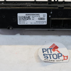 80A820043AG CENTRALINA GRUPPO COMANDO CLIMATIZZATORE CLIMA A/C AUDI Q5 10S
