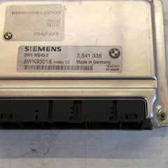 7541335 CENTRALINA ECU MOTORE BMW SERIE 5 E60 Z4 M54B25 325i 525i 2500 12S