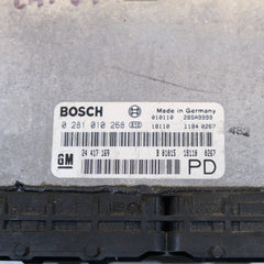 24417169 CENTRALINA MOTORE OPEL ZAFIRA A 2.0 DTI 16V 1999-05 BOSCH 0281010268 12s