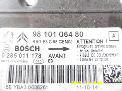 9810106480 AIRBAG CONTROL UNIT CITROEN C4 CACTUS DIESEL (2015) 12S 1361302