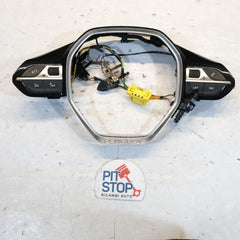 9812313777 CORNICE COVER COMANDI VOLANTE PEUGEOT 3008 5008 16> 208 2008 19> 10g