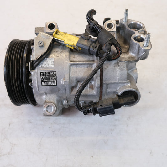 9834779880 COMPRESSORE A/C CLIMA PEUGEOT 208 2008 CROSSLAND 1.2 BENZ (12>19) 10G