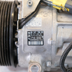 9834779880 COMPRESSORE A/C CLIMA PEUGEOT 208 2008 CROSSLAND 1.2 BENZ (12>19) 10G