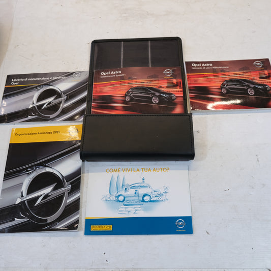 CUSTODIA LIBRETTO USO MANUTENZIONE OPEL ASTRA J 2011 12G