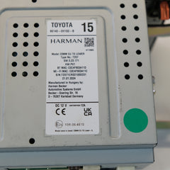 86140-0h160 NAVIGATORE GPS SCEHRMO DISPLAY MULTIFUNZ TOYOTA AYGO X BX51