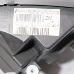 260102734r FARO FANALE DESTRO DX PROIETTORE RENAULT CAPTUR 12G