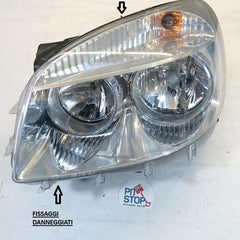 43690999 FARO SX FANALE PROIETTORE SINISTRO FIAT DOBLO' 2006 12G