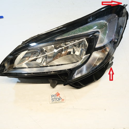 39108222 FARO SX FANALE PROIETTORE SINISTRO "DEPO" OPEL CORSA E 2014/2018 12G
