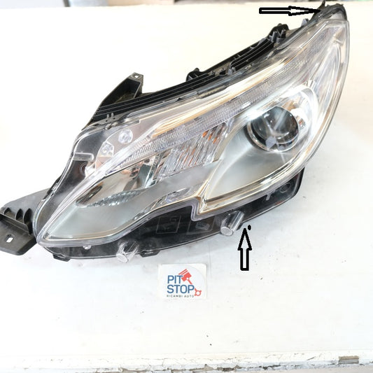 9677810180 FARO SX FANALE PROIETTORE SINISTRO PEUGEOT 2008 2013 10GBAN