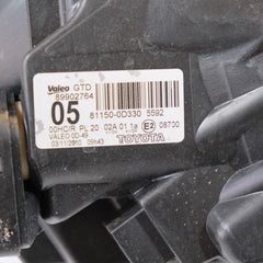 81150-0d330 FARO SX FANALE SINISTRO PROIETTORE TOYOTA YARIS 2010 10GESP