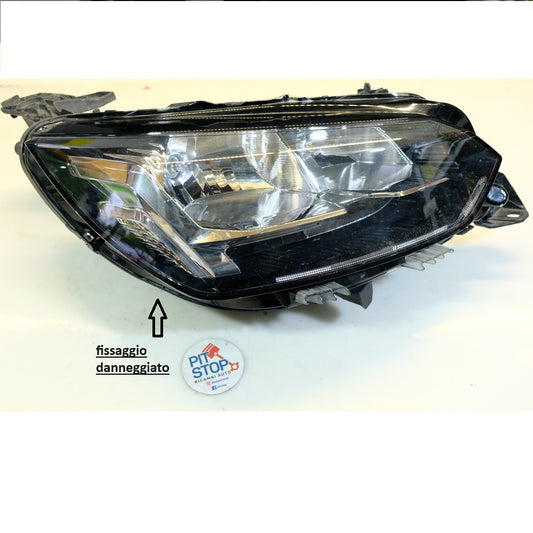 FARO FANALE ANTERIORE DX DESTRO ALOGENO PEUGEOT 208 2021 9823193880 10GESP