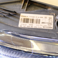 9814749080 FARO SX FANALE PROIETTORE SINISTRO PEUGEOT 308 10GESP