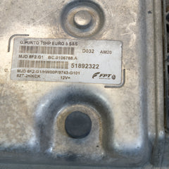 51892322 00518690940 KIT ACCENSIONE MOTORE FIAT PUNTO EVO 1.3 M-JET 2011 BX60