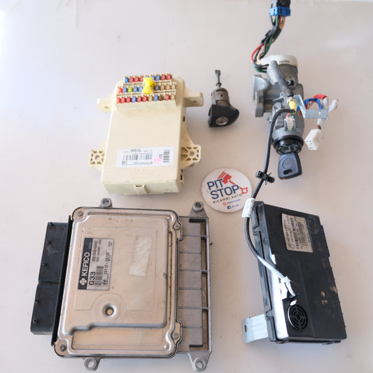 39112-2b102 KIT CENTRALINA MOTORE ACCENSIONE HYUNDAI I30 1.4 BENZ 2007/2012 12S