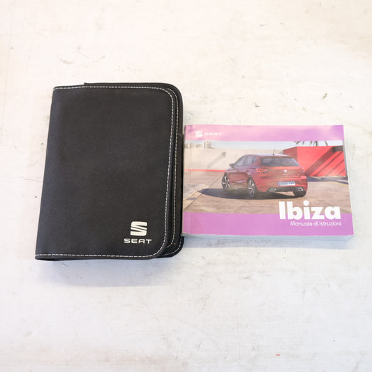 CUSTODIA LIBRETTO USO MANUTENZIONE SEAT IBIZA 2017> 12G