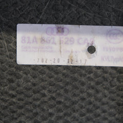 81A861529a RIVESTIMENTO BAGAGLIAIO PIANALE MOQUETTE AUDI Q2 2016> BX51