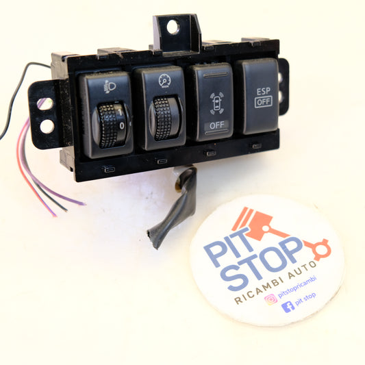 25190JY00B PULSANTE REGOLAZIONE FARI ESP RENUALT KOLEOS 2008/2015 10G