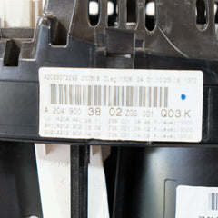 A2045407748 QUADRO STRUMENTI MERCEDES Classe C Berlina W204 220 cdi bx51