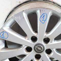 13276347 R17 17 POLLICI 5 FORI 7JX17 ET44 CERCHIO IN LEGA OPEL ASTRA J BX511