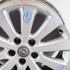 13276347 R17 17 POLLICI 5 FORI 7JX17 ET44 CERCHIO IN LEGA OPEL ASTRA J BX511