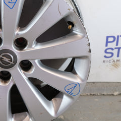 13276347 R17 17 POLLICI 5 FORI 7JX17 ET44 CERCHIO IN LEGA OPEL ASTRA J BX511