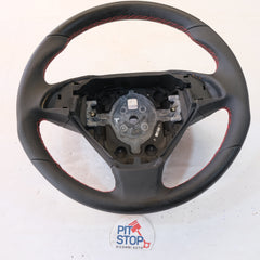 VOLANTE STERZO ALFA ROMEO GIULIETTA 2009/2016 CUCITURE ROSSE  12G