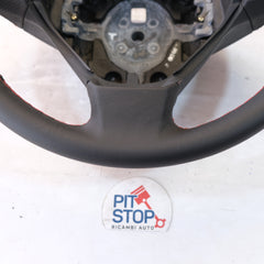 VOLANTE STERZO ALFA ROMEO GIULIETTA 2009/2016 CUCITURE ROSSE  12G