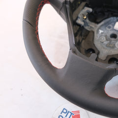 VOLANTE STERZO ALFA ROMEO GIULIETTA 2009/2016 CUCITURE ROSSE  12G