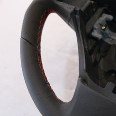 VOLANTE STERZO ALFA ROMEO GIULIETTA 2009/2016 CUCITURE ROSSE  12G