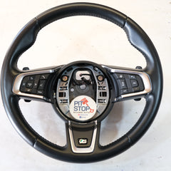 GX7M-3F563-GC8PVJ VOLANTE IN PELLE JAGUAR XE XF F-PACE X760 2018 12G