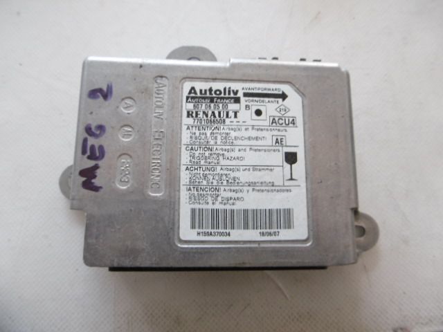 Centralina Airbag - Renault Megane Ll Serie (02>06) - Pit Stop Ricambi Auto