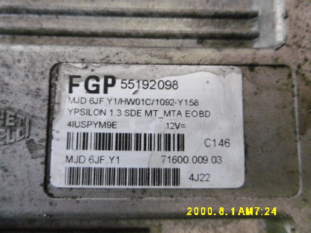 Kit accensione - Lancia Ypsilon 1è Serie - Pit Stop Ricambi Auto