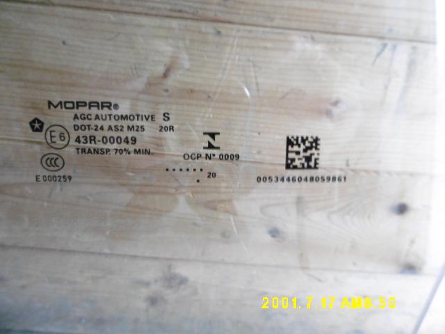 Vetro scendente anteriore sinistro - Jeep Compass Serie (16>) - Pit Stop Ricambi Auto