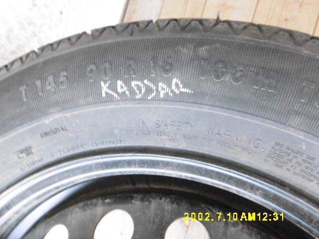 Ruotino di scorta - Renault Kadjar Serie - Pit Stop Ricambi Auto