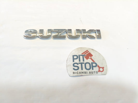 LOGO EMBLEMA STEMMA POSTERIORE SUZUKI SWIFT 2005-2012 4°SERIE 10G
