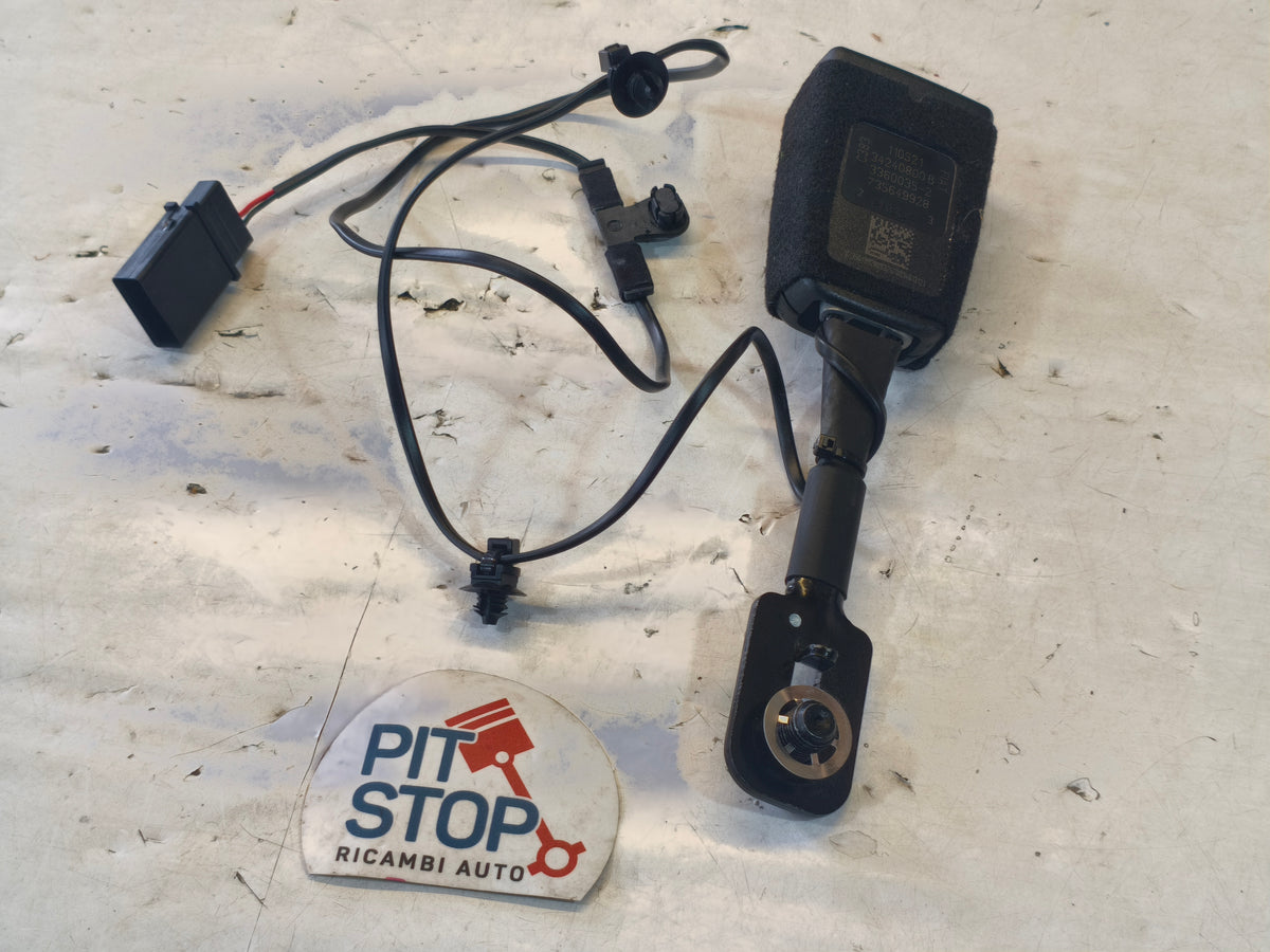 735649928 AGGANCIO FIBBIA CINTURA SICUREZZA ANTERIORE DESTRA FIAT 500L 351 352 2012> 12S