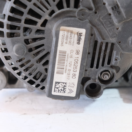9810525380 ALTERNATORE CITROEN PEUGEOT C3 208 2008 DS3 C4 1.6 HDI 2014 129534