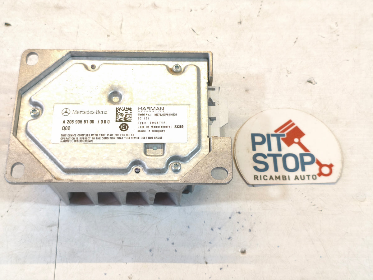 A2069055100 AMPLIFICATORE HARMAN KARDON MERCEDES GLA H247 CLASSE A W177 10S