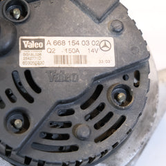 A6681540302 ALTERNATORE per MERCEDES-BENZ CLASSE A (W168) 170 CDI 150a 10g