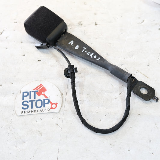 2gm857756a ATTACCO FIBBIA CINTURA DI SICUREZZA ANT. DX VOLKSWAGEN T-CROSS 2019> 12s