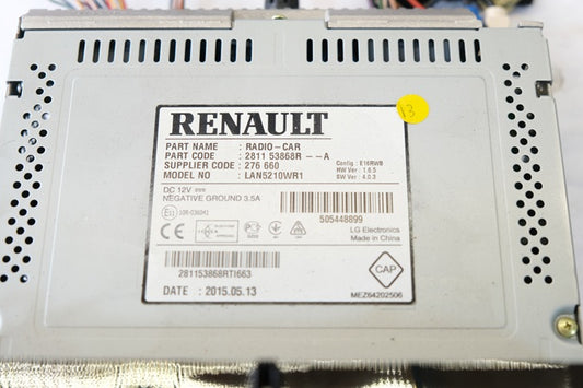 281153868r AUTORADIO DISPLAY MULTIFUNZIONE RENAULT CLIO IV 2012> 10S