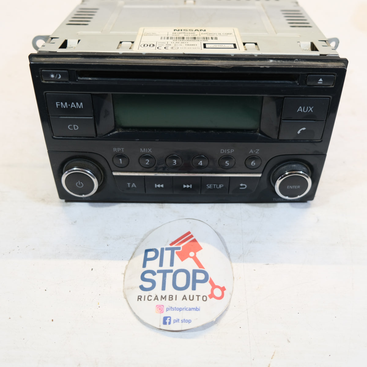 28185bh30d AUTORADIO LETTORE CD RADIO NISSAN QASHQAI J10 2012 BX51