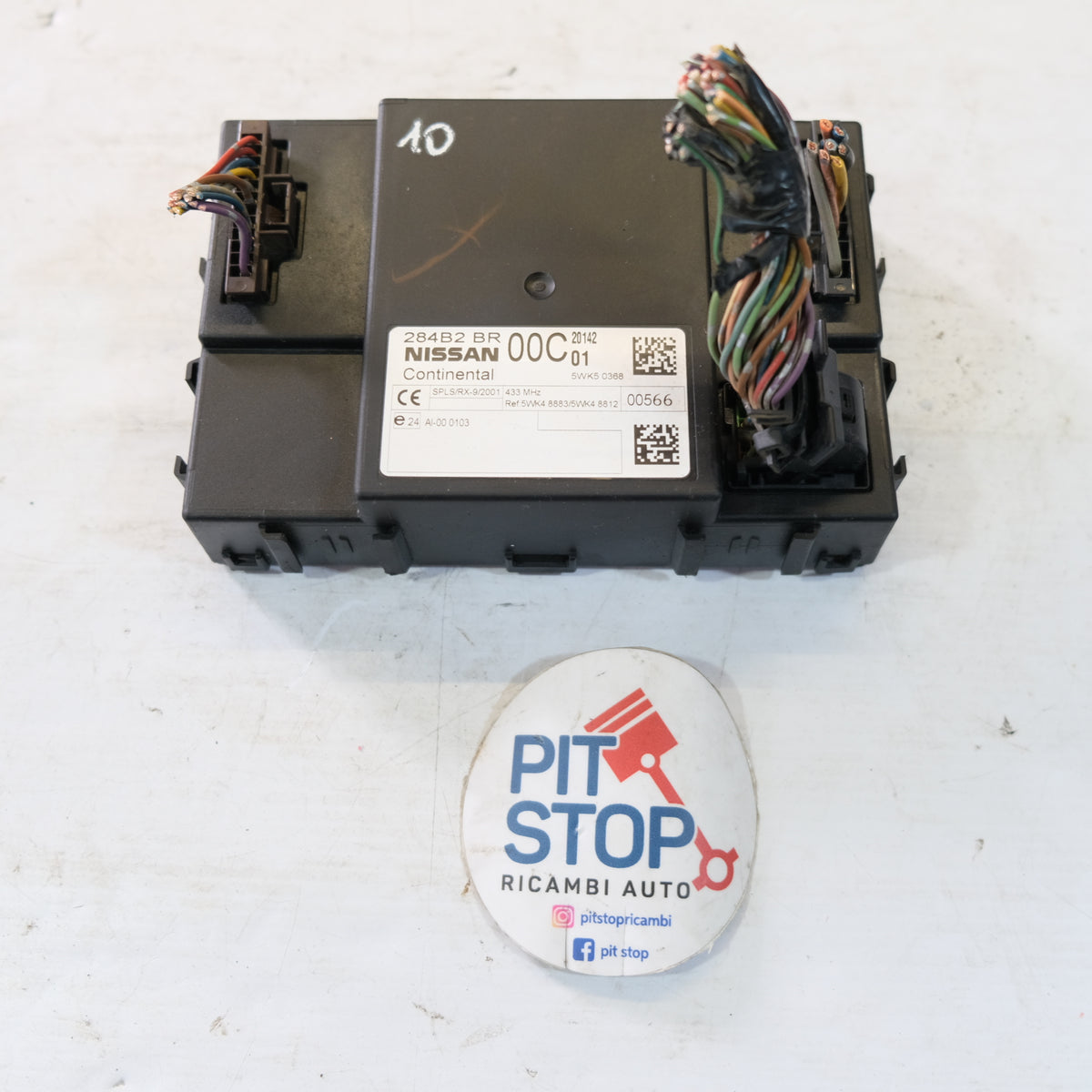 284b2br00c CENTRALINA BODY COMPUTER NISSAN QASHQAI 1.5 DCI J10 12S