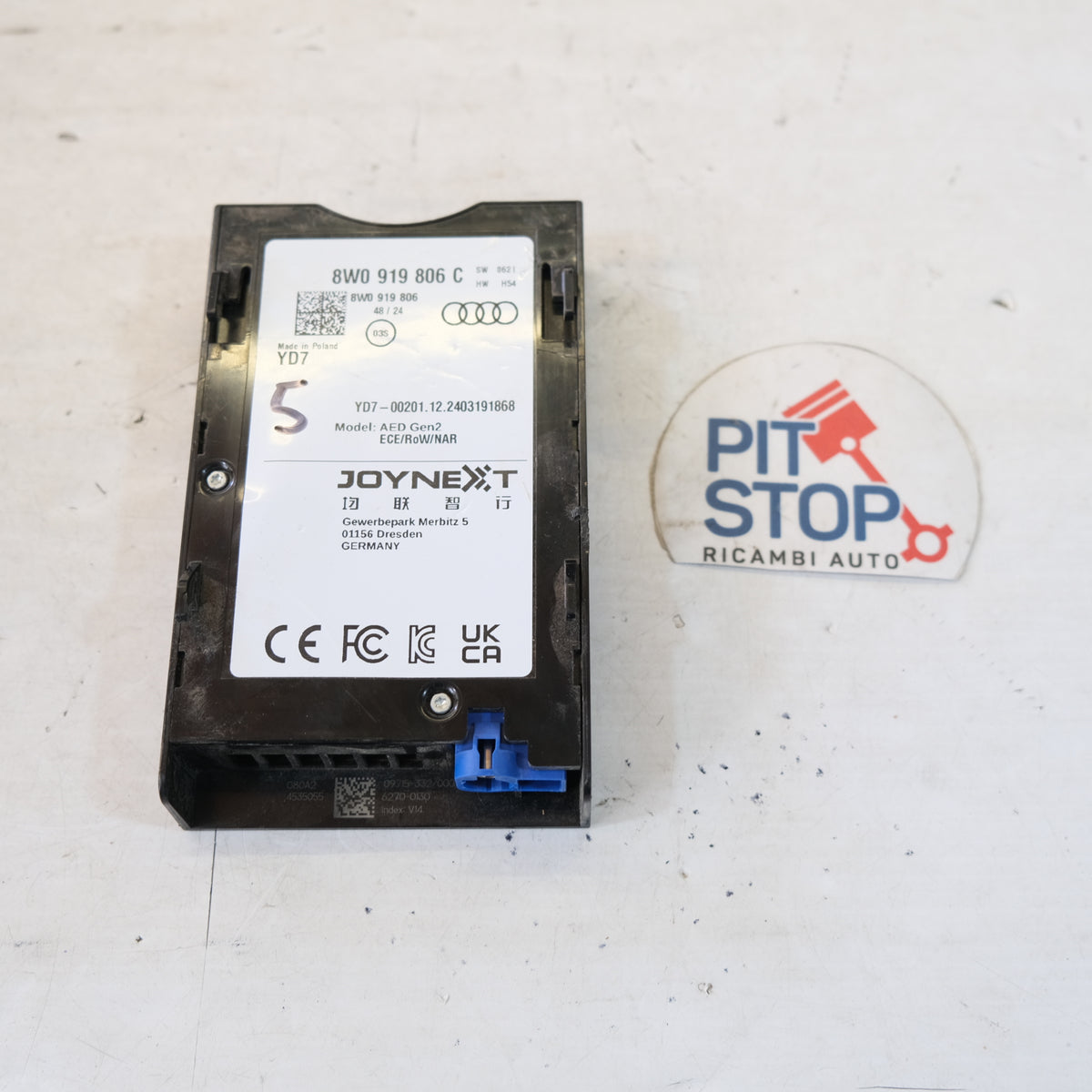 8w0919806c MODULO ELETTRONICO CONTROLLO DATI AUDI RSQ8 2018> 10GK5