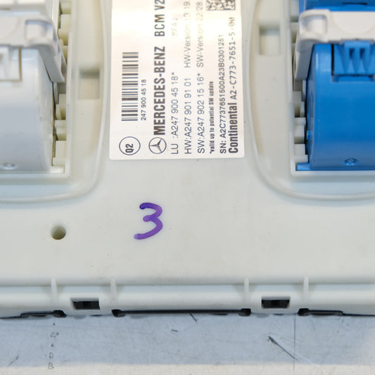 a2479004518 CENTRALINA BODY COMPUTER MERCEDES GLA H247 4MATIC 10S