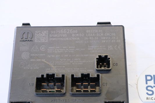 9875662680 CENTRALINA BODY COMPUTER CITROEN E-C3 ZY01 12S