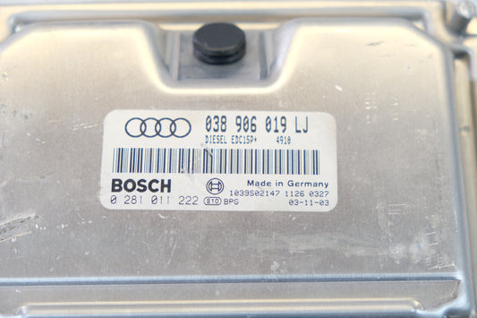 038906019lj CENTRALINA MOTORE ECU AUDI A4 1.9 TDI 130CV AMF 2003 12S